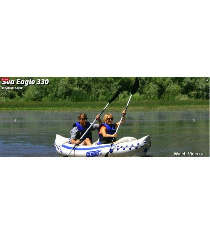 Sea Eagle 330 Pro Inflatable Sport Kayak inexpensive Quality With Deluxe Seats