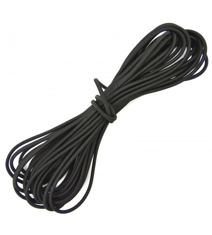 Black Bungee Cord Marine Grade Heavy Duty Shock Rope Tie Down Stretch Band