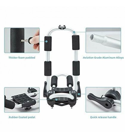 2 in 1 Kayak Rack,Aluminum Folding J Bar Kayak Rooftop Racks,1 Pair Car Roof