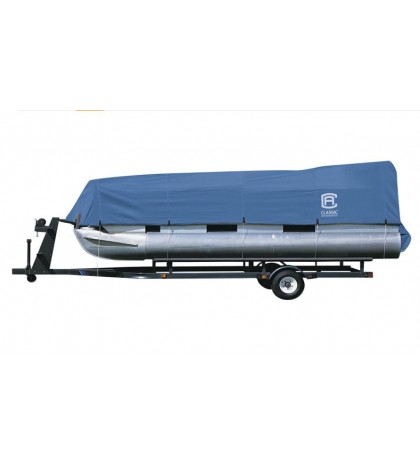 Classic Accessories Stellex Pontoon Boat Cover, Durable Boat Cover with Polyeste