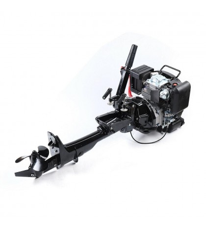 6HP 3.75KW 4Stroke Outboard Motor Petrol Boat Engine Air Cooling CDI Hand Pull