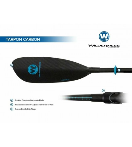 Wilderness Systems Tarpon Carbon 2 Piece Kayak Paddle