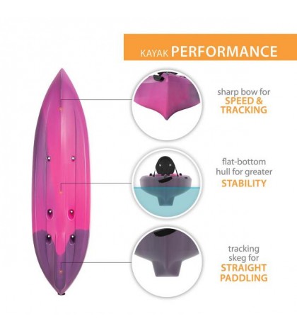 Lifetime Tamarack 100 Sit-On-Top Kayak (Paddle Included)