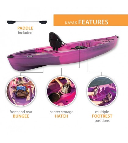 Lifetime Tamarack 100 Sit-On-Top Kayak (Paddle Included)