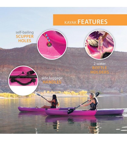 Lifetime Tamarack 100 Sit-On-Top Kayak (Paddle Included)