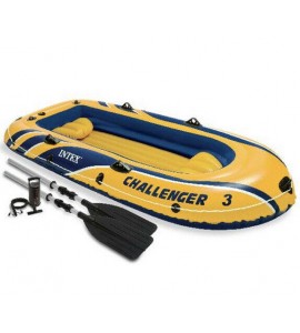 3 Boat 2 Person Raft & Oar Set Inflatable with Motor Mount Kit Free Shipping