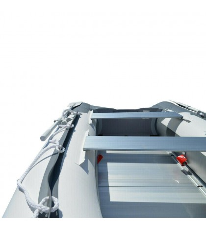 Bris 10.8 ft. Inflatable Boat Dinghy 4 Person Pontoon with aluminum floor