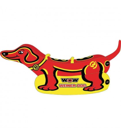 WOW World of Watersports Weiner Dog 2-Rider Towable #19-1000