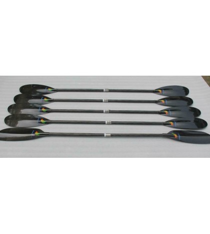 ZJ Lightweight Carbon Sea Kayak Touring Paddle With Oval shaft 10cm adjustment