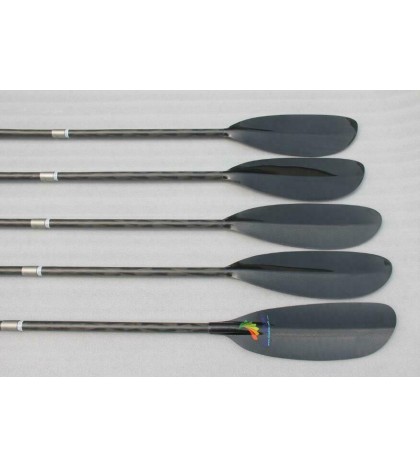 ZJ Lightweight Carbon Sea Kayak Touring Paddle With Oval shaft 10cm adjustment