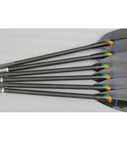 ZJ Lightweight Carbon Sea Kayak Touring Paddle With Oval shaft 10cm adjustment
