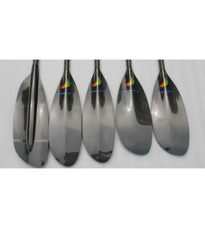 ZJ Lightweight Carbon Sea Kayak Touring Paddle With Oval shaft 10cm adjustment