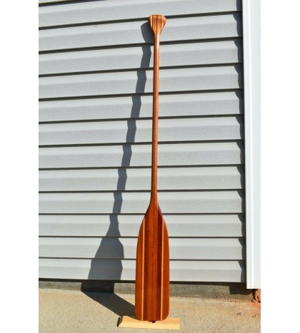Canoe paddle, Custom made from Mahogany, Ash and Purple Heart,