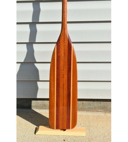 Canoe paddle, Custom made from Mahogany, Ash and Purple Heart,