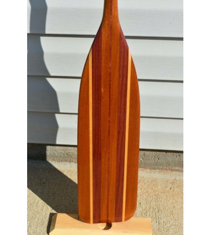 Canoe paddle, Custom made from Mahogany, Ash and Purple Heart,