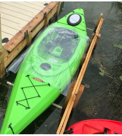 Steady Step Kayak Launch for Wooden Fixed Piers
