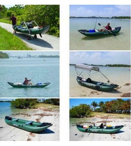 Rowing Inflatable Boat Kmk360 Ce Fishing Kayak Boat