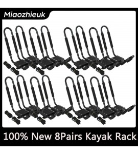 8Pairs Kayak roof Rack,Universal Rack Carrier for Kayaks Boat Surf Ski Canoe