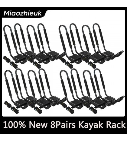 8Pairs Kayak roof Rack,Universal Rack Carrier for Kayaks Boat Surf Ski Canoe