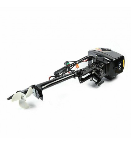 5.0HP Electric Outboard Fishing Boat Engine 1200W Trolling brushless Motor 48V
