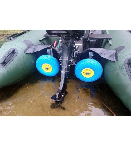 KT5 Transformer Stainless steel Transom Wheels for inflatable boats