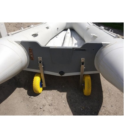 KT5 Transformer Stainless steel Transom Wheels for inflatable boats