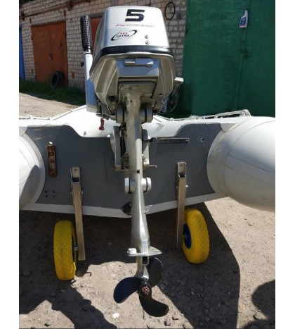 KT5 Transformer Stainless steel Transom Wheels for inflatable boats