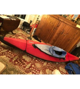 Folbot Aleut kayak.  Foldable, portable.  Condition: water ready. all parts here