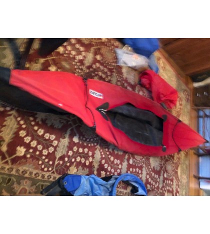 Folbot Aleut kayak.  Foldable, portable.  Condition: water ready. all parts here