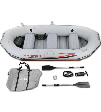 Intex Mariner 4 68376EP Inflatable Boat Set - 4 Person