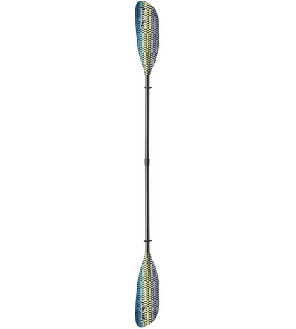 Graphic Fiberglass Multi Functional Kayak Paddle (Blue Scale Design)