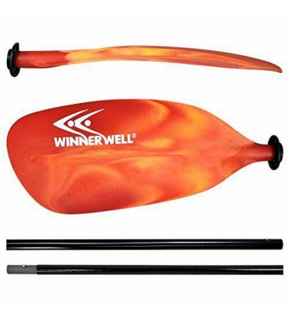 Lightweight Unsinkable Two Piece Construction Touring Kayak Paddle 98