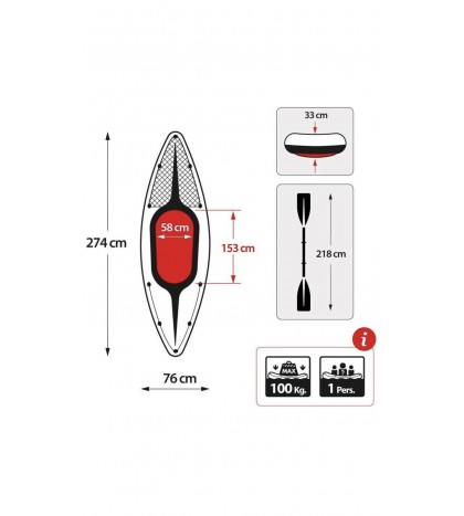 Intex Kayak Challenger K1 Inflatable w/ Oar & Pump! 68305EP SHIPS NOW 