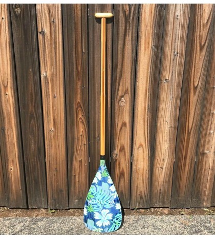 Kialoa Axel Hybrid carbon fiber paddle single bend outrigger canoe (OC-1 & OC-6)