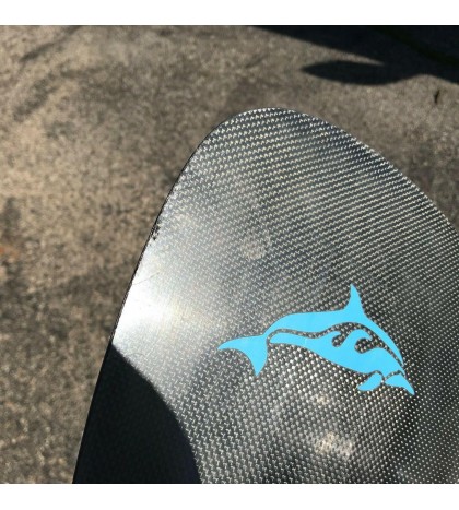 Kialoa Axel Hybrid carbon fiber paddle single bend outrigger canoe (OC-1 & OC-6)