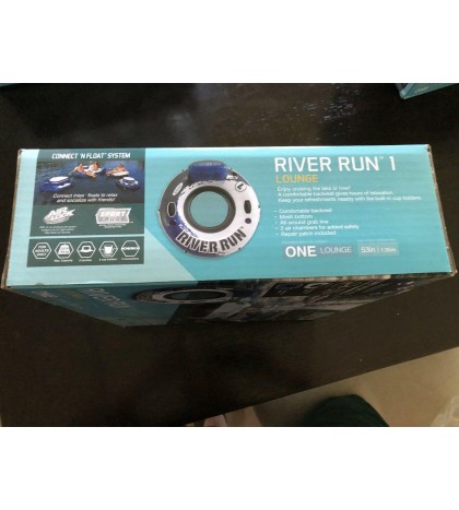 Intex River Run 1 Person Inflatable Floating Water Tube Raft *IN HAND*