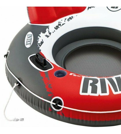 Intex River Run 1 Inflatable Floating Tube Raft for Lake, River, & Pool (6 Pack)