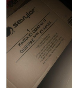 BRAND NEW! SEVYLOR QuikPak K1 Inflatable Coverless Sit-On-Top 1 Person Kayak BRAND NEW! SEVYLOR QuikPak K1 Inflatable Coverless Sit-On-Top 1 Person Kayak