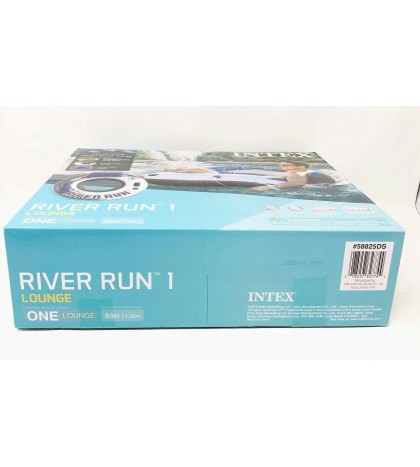 Intex River Run I Inflatable Tubes 1 Person Blue & White Six Pack 58825 New 6pk