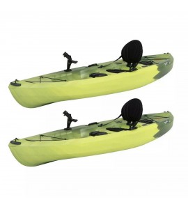 LIFETIME 10ft. Tamarack Angler Kayak, Fishing 2 PACK Krypton Fusion Green LIFETIME 10ft. Tamarack Angler Kayak, Fishing 2 PACK Krypton Fusion Green