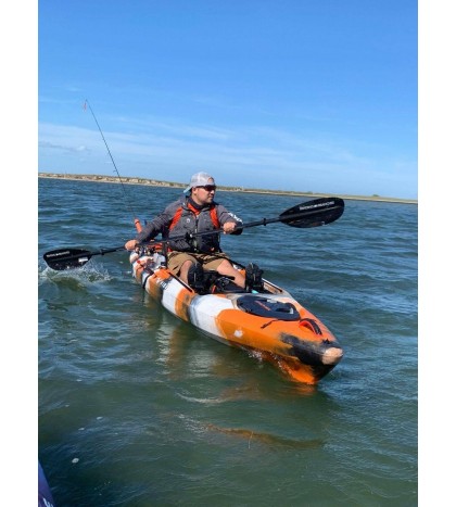 Bending Branches Angler Ace Plus Telescoping Kayak Paddle Black One Size