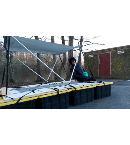 Porta-Pontoon Pontoon Boat Portable Folding Collapsible FREE Shipping SEE VIDEOS