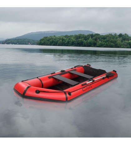 Inflatable 2 Person 10' Pontoon Lake Water Sports Tender Rafting Dinghy Boat