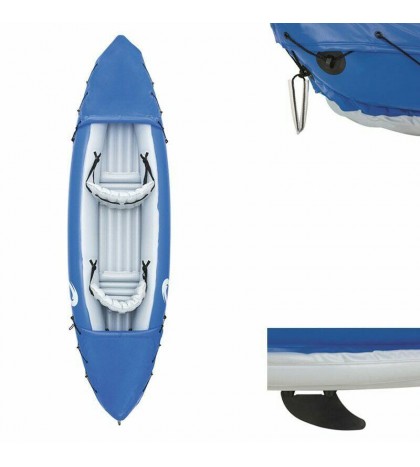 JayCreer 2-Person Inflatable Kayak With Paddle,Load 160KGS ,Material 0.57mm PVC