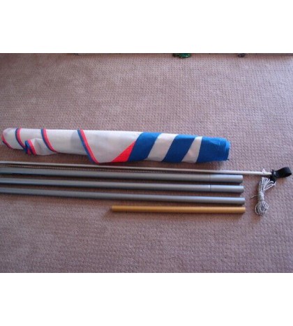 Deluxe Sail Rig for Kayak / Canoe. Includes mounting kit if needed.