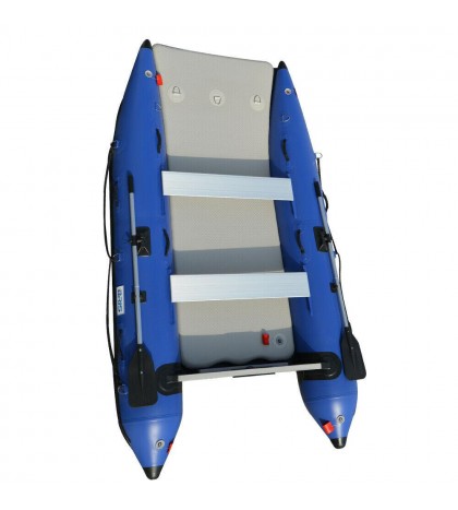 BRIS 11 ft Inflatable Catamaran Inflatable Boat Dinghy Mini Cat Boat Blue