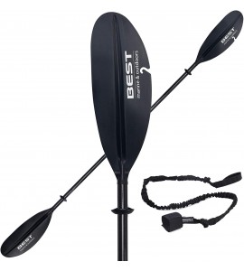 Best Marine Kayak Fishing Paddle. 250cm (98in) Premium Carbon Fiber Paddle with