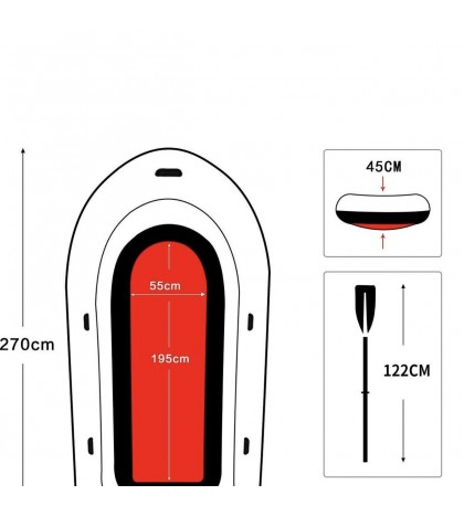 Yocalo Inflatable Boat Series,raft Inflatable Kayak, Fishing Boat Kayak,1,2,3,4