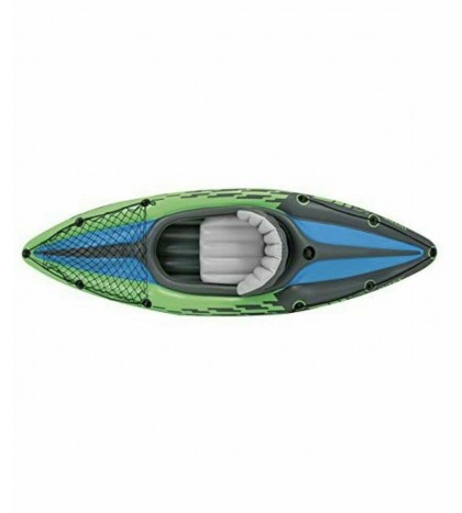 Intex Challenger K2 Two Person Inflatable Kayak Kit w/ Oars Pump - (Used)