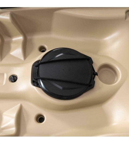 10ft Tamarack Angler Kayak Sit On Top Fishing with Paddle Tan